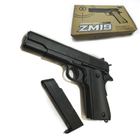 Іграшковий пістолет на кульках Кольт 1911 металевий Cyma Colt 1911 ZM19