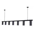 Люстра підвісна MSK Electric Tube у стилі лофт NL 2450-7 BK