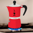 Гейзерна кавоварка Bialetti Rainbow 6 Cup Red 300 мл (8006363018487) - зображення 4