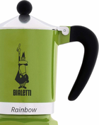 Гейзерна кавоварка Bialetti Rainbow Green 60 мл (8006363018494) - зображення 3