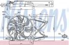 Вентилятор радиатора OPEL ASTRA G (98-) (выр-во Nissens) Nissens (85154)