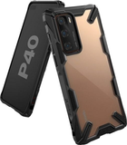 Etui plecki Ringke Fusion X do Huawei P40 Black (8809716071180) - obraz 1