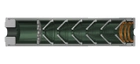 Cаундмодератор AFTactical S44A калибр .223 резьба M14x1LH CZ 805 BREN A2 - изображение 4