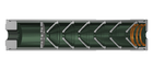 Cаундмодератор AFTactical S44A калибр .223 резьба 1/2"-28 AR-15 Remington - изображение 6