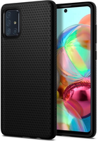 Etui plecki Spigen Liquid Air do Samsung Galaxy A51 Black (8809685624721) - obraz 1