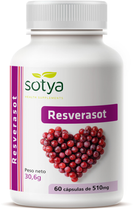 Дієтична добавка Sotya Resverasot 510 мг 60 капсул (8427483020134) - зображення 1