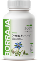 Дієтична добавка Sotya Borraja Borraja Omega 6 710 мг 110 перлин (8427483009337) - зображення 1