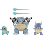 Zestaw Jazwares Pokemon Select Squirtle Wartortle & Blastoise Evolution Multi-Pack (191726434382)