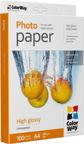 Papier fotograficzny ColorWay High Glossy A4 200 g/m² 100 szt. (6942941820559)