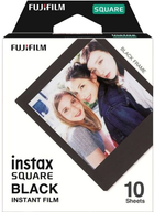 Фотопапір Fujifilm Instax Square Glossy Black Instant Film 62х62 мм 10 шт (4547410370010)