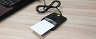 Qoltec Intelligent Smart ID SCR-0634 Czytnik kart chipowych USB typu C (50634) (5901878506340) - obraz 4
