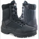 Тактичні берці Mil-Tec Tactical Boots With YKK Zipper Black Розмір 41 (26,5 см) Waterproof зі змійкою - зображення 2