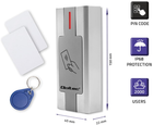Зчитувач безконтактних карт і брелоків Qoltec Proximity RFID Металевий корпус (52446) (5901878524467) - зображення 3