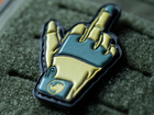 Патч тактический перчатка F.U.C.K полевой - изображение 2