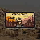 Патч PSDinfo "Work and Travel Kabul" ПВХ 2000000144788 - изображение 3