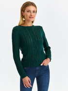 Sweter damski krótki Top Secret SSW3617ZI 40 Zielony (5903411529069) - obraz 1