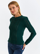 Sweter damski krótki Top Secret SSW3617ZI 40 Zielony (5903411529069) - obraz 4