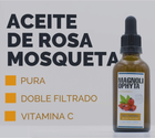 Olejek z dzikiej róży do twarzy Magnoliophyta Rosehip Oil With Vitamin C 50 ml (8436592580378) - obraz 3