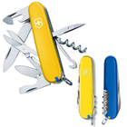 Швейцарський ніж Victorinox CLIMBER UKRAINE 91мм/14 функцій, жовто-сині накладки - зображення 1