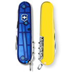 Швейцарский нож Victorinox HUNTSMAN UKRAINE 91мм/15 функций, Сине-желтый - изображение 6