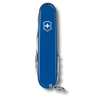 Швейцарский нож Victorinox HUNTSMAN 91мм/15 функций, синие накладки - изображение 2