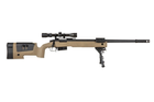 Снайперська гвинтівка Specna Arms M40 SA-S03 Core With Scope and Bipod Tan - изображение 5