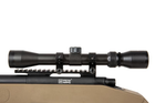 Снайперська гвинтівка Specna Arms M62 SA-S02 Core With Scope and Bipod Tan - зображення 10