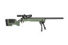 Снайперська гвинтівка Specna Arms M62 SA-S02 Core With Scope and Bipod Olive - зображення 3