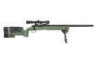 Снайперська гвинтівка Specna Arms M62 SA-S02 Core With Scope and Bipod Olive - зображення 4