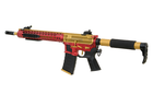 Штурмова гвинтівка APS ASR121 GOLD DRAGON FULLMETAL GOLD/RED/BLACK EBB (Страйкбол 6мм) - зображення 6