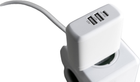 Зарядний пристрій для телефона Fixed USB-C/2xUSB 45Вт White (8591680110773) - зображення 2