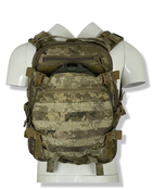 Рюкзак тактический штурмовой с клапаном для шлема Warrior Spirit Пиксель - изображение 4