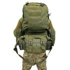 Рюкзак+подсумка Tactical тактическая сумка для переноски вещей 53л Olive (RP-1-Olive) - изображение 4