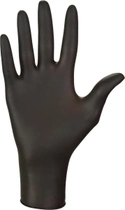 Однорaзовые нитриловые перчатки Mercator Medical Nitrylex PF BLACK S черные 100 шт (50 пар) К104505С - изображение 2