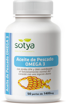 Suplement diety Sotya Aceite Pescado Omega 3 1400 mg 50 pereł (8427483216308) - obraz 1