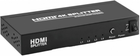 Rozdzielacz Qoltec Splitter HDMI v.1.4 1 x 4 aktywny (5901878504391) - obraz 1