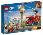 Конструктор LEGO City Пожежа в бургер-кафе 327 деталей (60214) (5702016369267)
