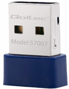 Адаптер Qoltec USB WiFi/BT 4.0 mini-USB Navy blue (5901878570075) - зображення 2