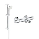 Смеситель для ванны GROHE Grohtherm 800 34567000 с душевым гарнитуром 27853001 (34567001)