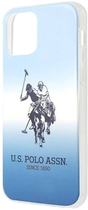 Панель U.S. Polo Assn Gradient Collection для Apple iPhone 12/12 Pro Blue (3700740486825) - зображення 1