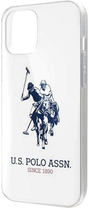 Etui U.S. Polo Assn Shiny Big Logo Collection do Apple iPhone 12/12 Pro White (3700740487549) - obraz 1