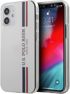 Панель U.S. Polo Assn Tricolor Collection для Apple iPhone 12 mini White (3700740487204)