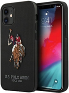 Панель U.S. Polo Assn Embroidery Collection для Apple iPhone 12 mini Black (3700740487082) - зображення 1