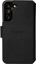 Etui z klapką Krusell PhoneWallet Leather do Samsung Galaxy S22 Black (7394090624707) - obraz 1