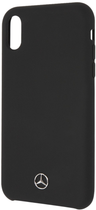 Etui Mercedes Silicone Line do Apple iPhone Xr Black (3700740438169)