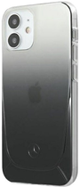 Etui Mercedes Transparent Line do Apple iPhone 12 mini Black (3700740483534) - obraz 1