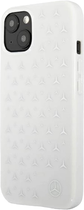 Etui Mercedes Silver Stars Pattern do Apple iPhone 13 White (3666339020262)