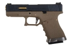 Пістолет WE Glock 19 Force pistol T6 Metal Black GBB (Страйкбол 6мм) - зображення 1