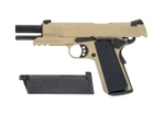 Пістолет Army Kimber Desert Warrior Metal R28 Tan Green Gas (Страйкбол 6мм) - изображение 5