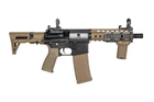 Штурмова гвинтівка Specna Arms M4 CQB Edge SA-E12 PDW Half-Tan (Страйкбол 6мм) - зображення 3